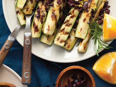 Grilled Zucchini with Rosemary Orange Salt Recipe